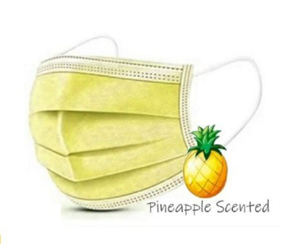 MXM Face Mask - Kids 3Ply Disposable Mask Oops Ouch! White & Colours - 50's - Image 7