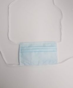 Tie back surgical mask