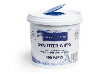 Sanitiser wipes - 500 sheets