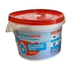sanitising wipes bucket Wet wipes Alcohol Disinfectant's