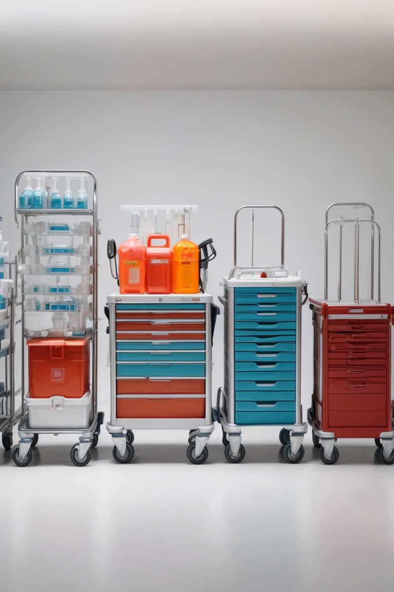 bedside trolley for hospital