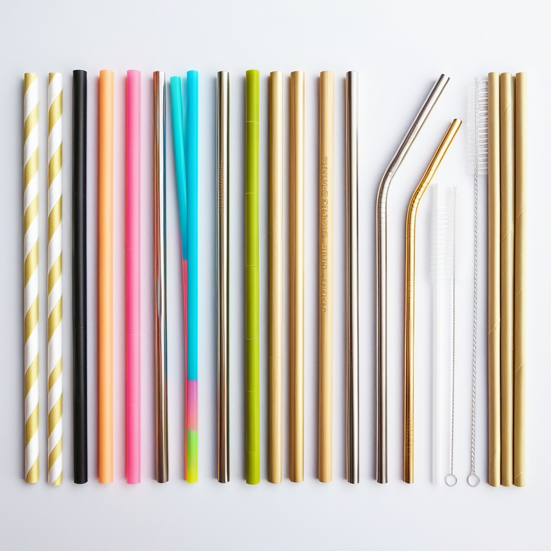 reusable plastic straws