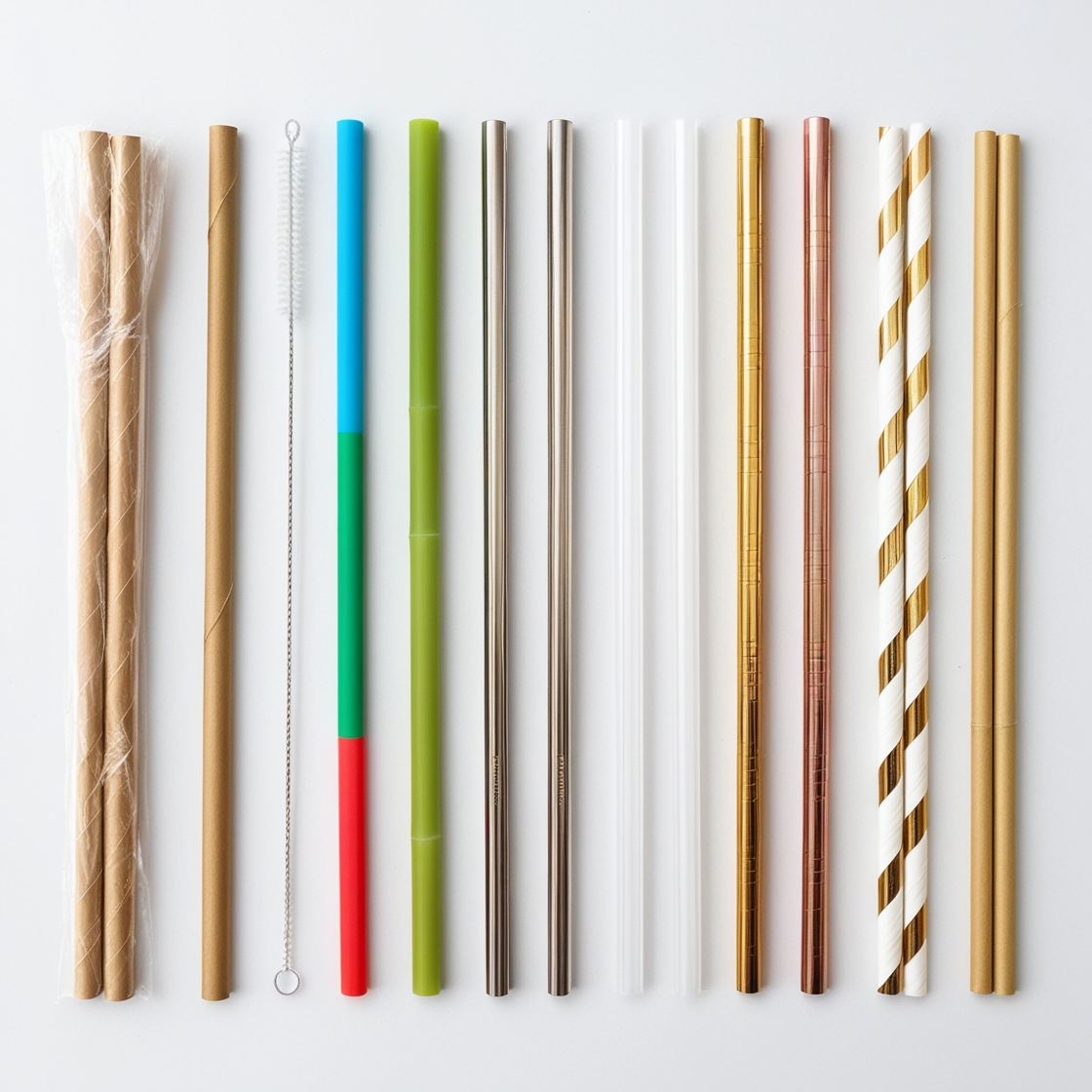 drinking straws glass