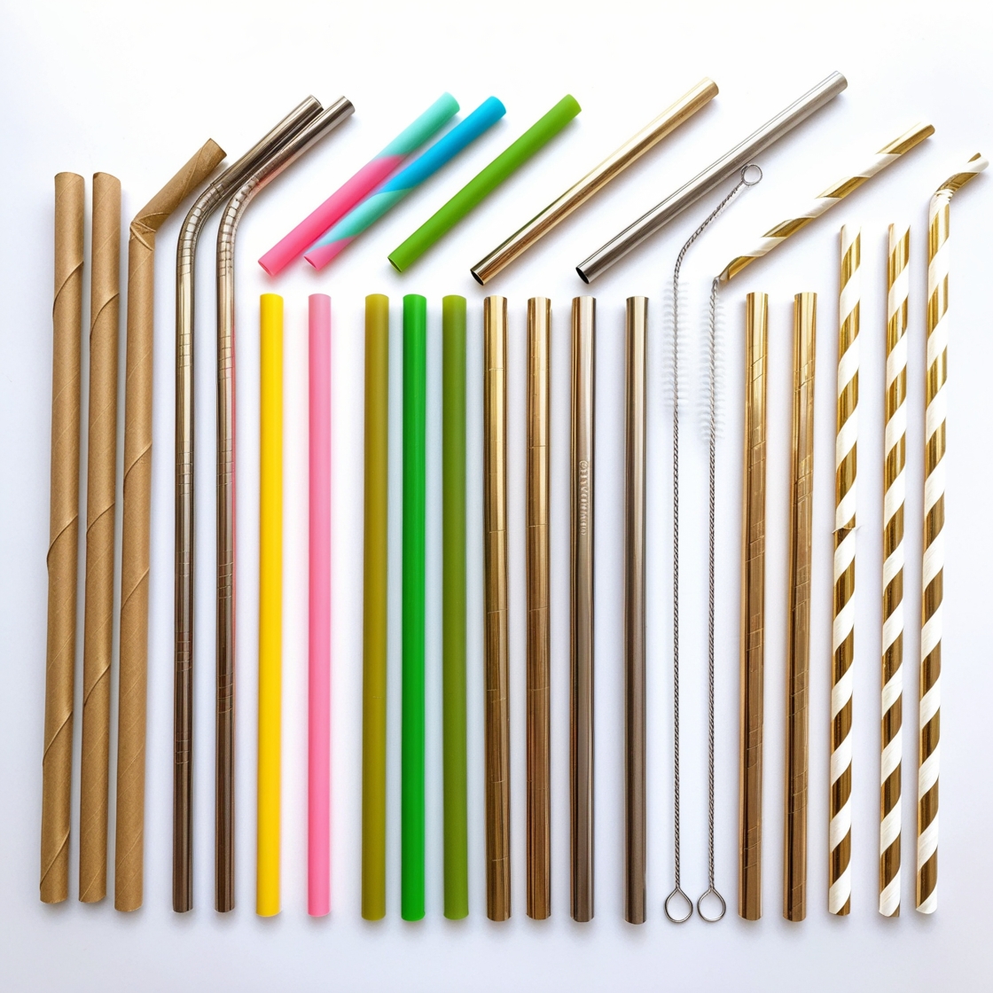 wrapped cocktail straws