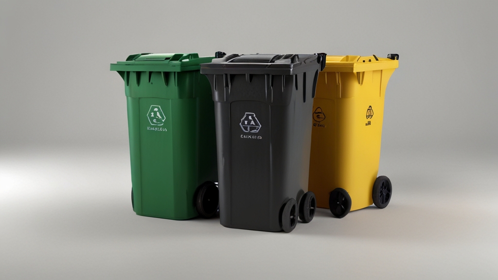 660l garbage bin