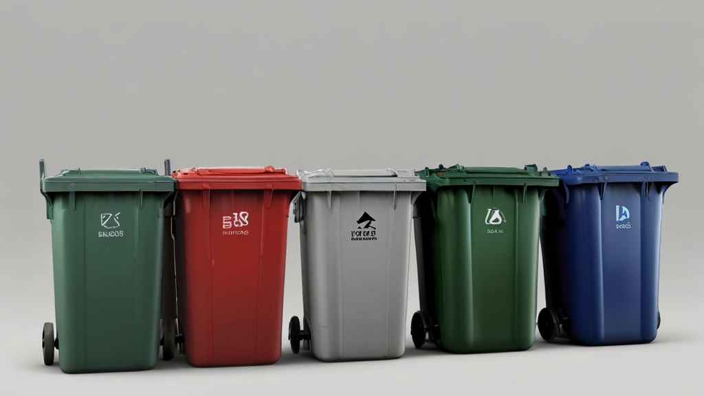 140l black wheelie bin