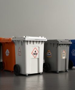 660l rubbish bin