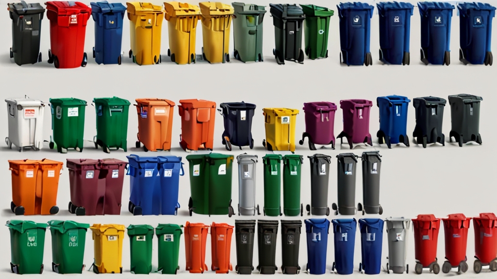 120l yellow wheelie bin