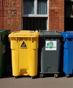 140 litre wheelie bin