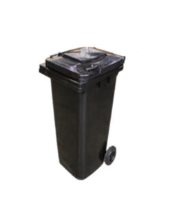 240L Black Wheelie Bin - Standard Household