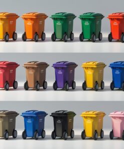 240L Wheelie Bin - Durable Waste Management Bin