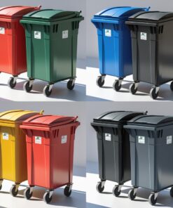 Compact 120L Wheelie Bin,