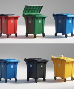 Industrial Wheelie Bins 660L & 110L Heavy-Duty Range