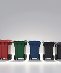 110 Litre Wheelie Bin - Durable Waste Management Bin
