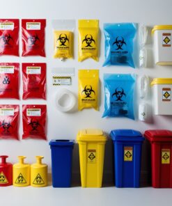 16 Gallon Biohazard Waste Bin - Foot Operated