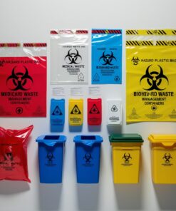 Biohazard Container 5L Red Clinical Waste Bin