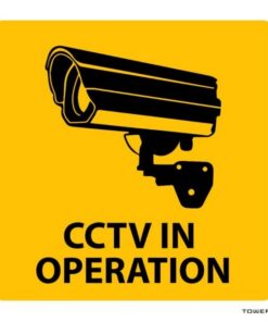 ABS Signage - CCTV In Operation - 190 x 190mm - SIGNCCTV190