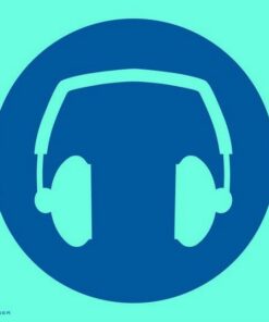 Photoluminescent Sign - Hearing Protection - 190 x 190mm - SIGNPHEP190