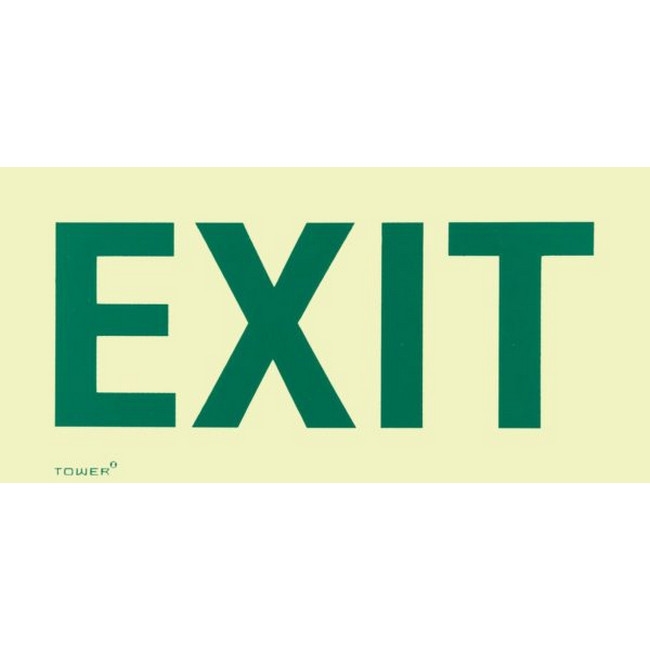 Photoluminescent Sign - Exit - 300 x 190mm - SIGNPE300