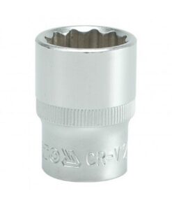 Bi-hex Socket - 12 Point - Chrome Vanadium - 1/2" Connector - Standard Length - 20mm - YT-1282
