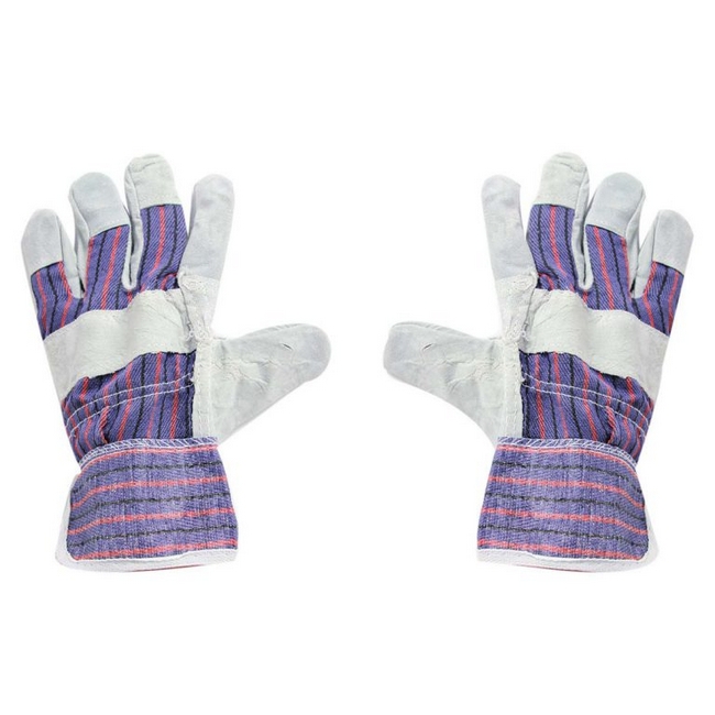 Candy Stripe Workers Gloves - Wrist - TOOG725A