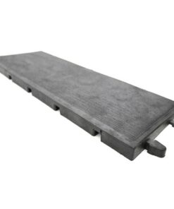 Female Edging for MK3 Drainage and Bakkie Mat - 48 x 18 x 2 cm - Black - RUBMK3RF