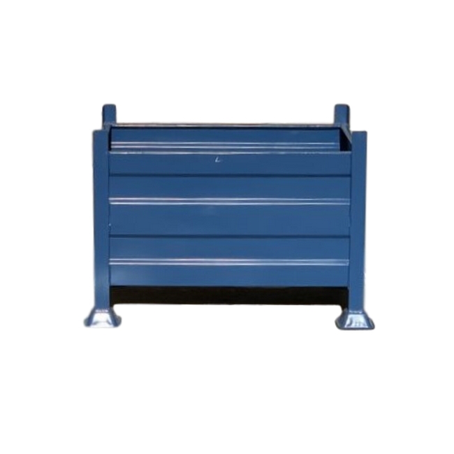 Stillage Bin - Stackable Steel Bin - Solid Side - Blue - 800Kg - SB3212