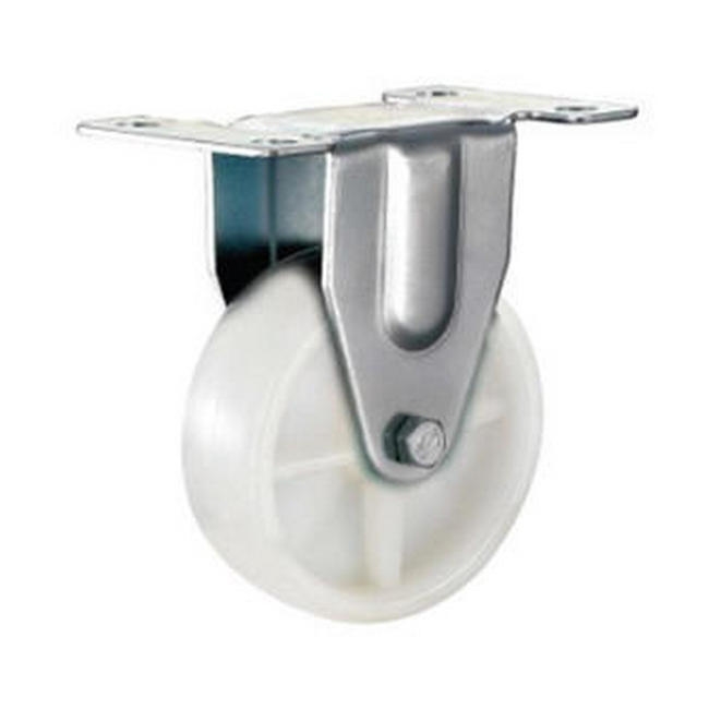 Castor Wheels - Polypropylene - Fixed Wheel - White - 65mm - TOOC405