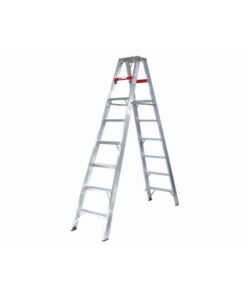 Stepladder - Heavy Duty Double Sided Aluminium - 8 Steps - 2.4m - LASD8