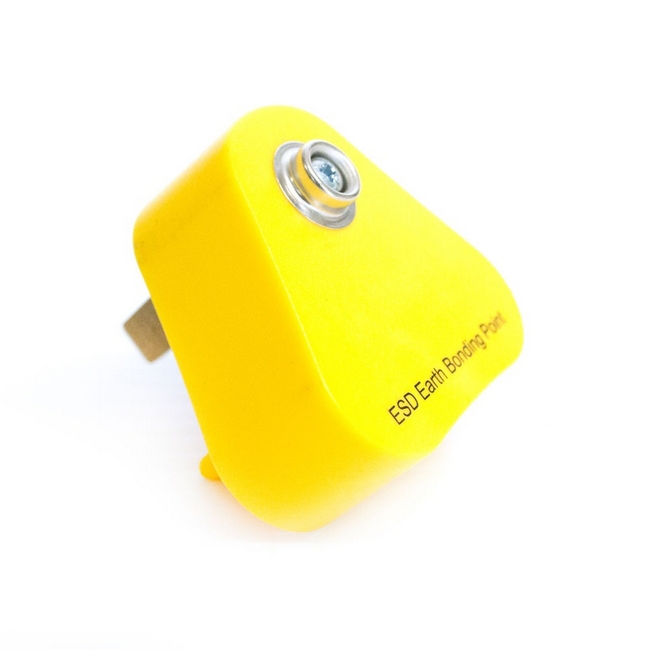 Earth Bonding Plug UK - (Requires SA Plug Adaptor) - ESD Accessories - HR000009