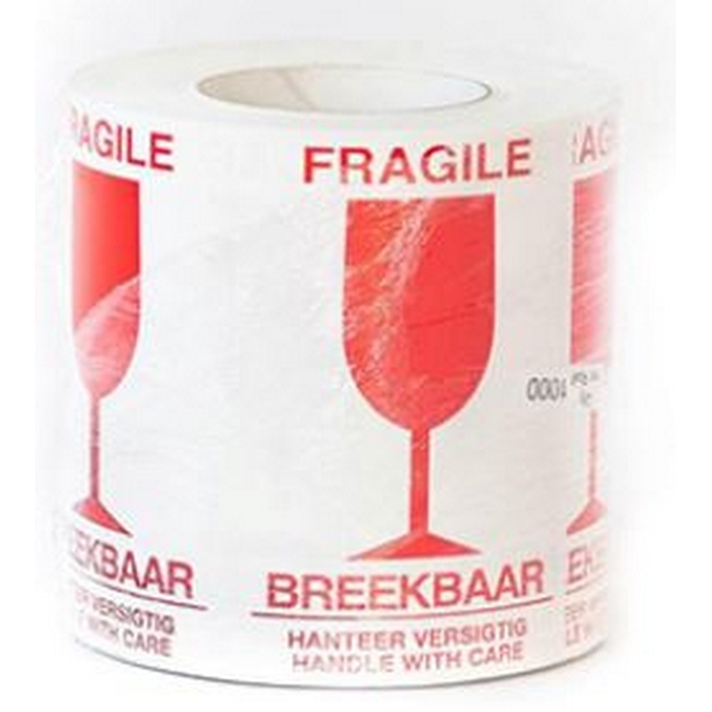 Packaging Label - Fragile Handle with Care - 4.5 cm - Pack of 1000 - 2G_LAGEN013