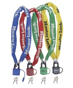 Bicycle Chain and Padlock - MA300025-yellow