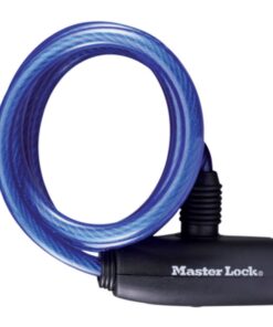 Cable Lock - Bicycle - Keyed - 1800mm - MA300019-blue