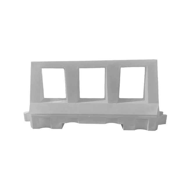 Road Barrier - Traffic - Plastic - Lite - White - 2M - (MOQ 25) - SXS101-LITE-W