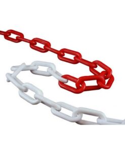 Plastic Chain for Queueing Post - 25M - Red and White - SXS023