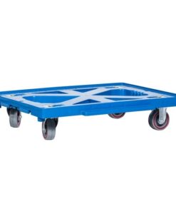 Plastic Dolly with Wheels - 80 x 60 x 19.7cm - DB800600CLIP