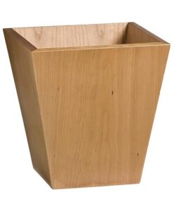 Waste Paper Bin - Contract Wooden Range - 29 x 29 x 30 cm - Cherry - WAL956CH