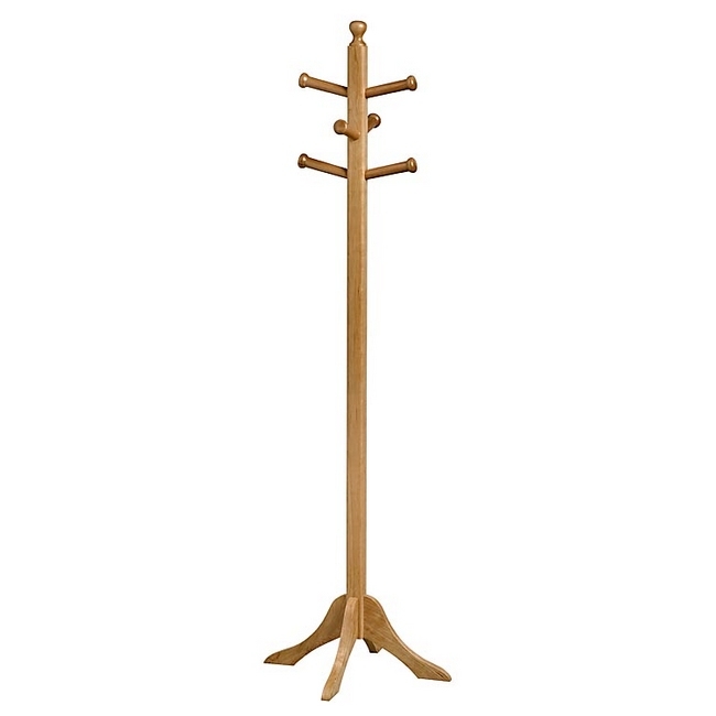 Hat Stand - Contract Wooden Range - 48.5 x 48.5 x 168 cm - Cherry - WAL910CH