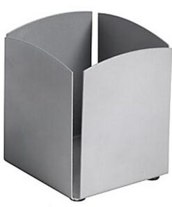 Pencil Holder - Life Steel Range - Metal - 8 x 8 x 10.5 cm - Silver - 206SI