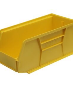 Stack & Hang Parts Storage Bin - Small Plastic Container - Size 5 - 28 x 14 x 13 cm - Yellow - BIN-5-YELLOW