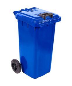 120L Wheelie Bin - Plastic - 2 Wheel - Colour Options