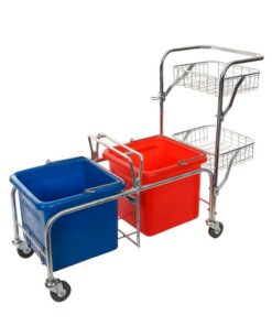 Double Bucket Trolley Only - 40L - 2 x Baskets