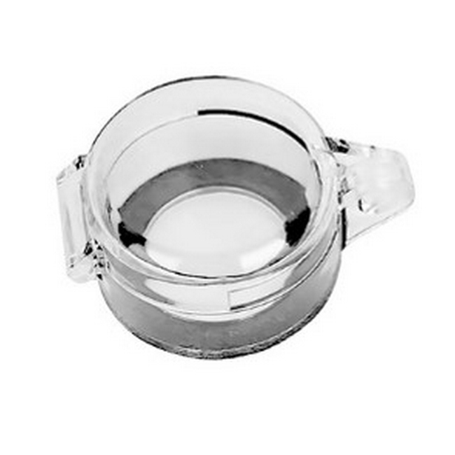 Lockout Emergency Stop - Plastic - Clear - 30 Dia - 7 x 5.5 x 2.25 cm