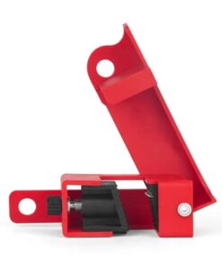 Lockout Circuit Breaker - Grip Tight - Medium - Nylon - Red - 9 x 4.5 x 2cm