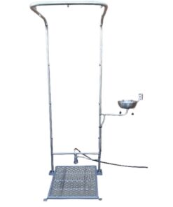 Double Column Safety Shower - Foot Operated - 70 x 65 x 210 cm