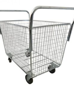 Steel Parcel Trolley - No Lid - 110 x 65 x 94cm