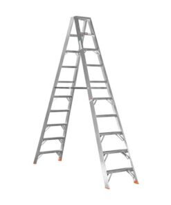 Aluminium Step Ladder - Double Sided - Heavy Duty Industrial - 10-Step - 3.0m
