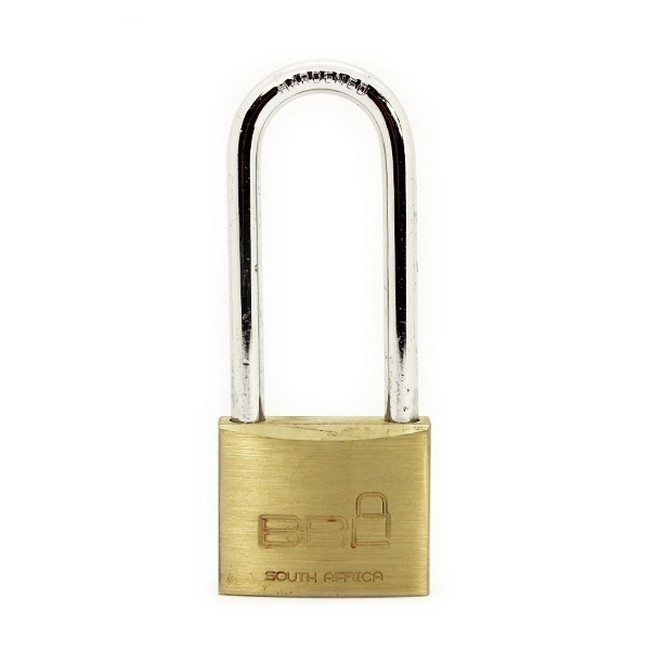 Long Shackle Padlock - Brass - 50mm - 76mm