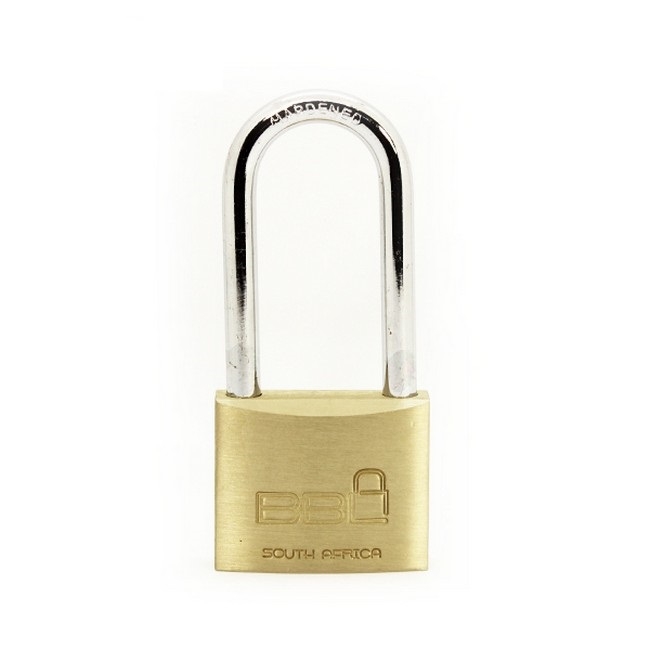 Long Shackle Padlock - Brass - 50mm - 63mm