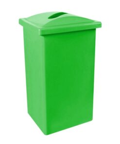 Recycle Bin with Lid - Plastic - 90L - 38 x 34 x 77 cm